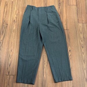 Zara Women’s Pleated Dress Pants - Dark Gray